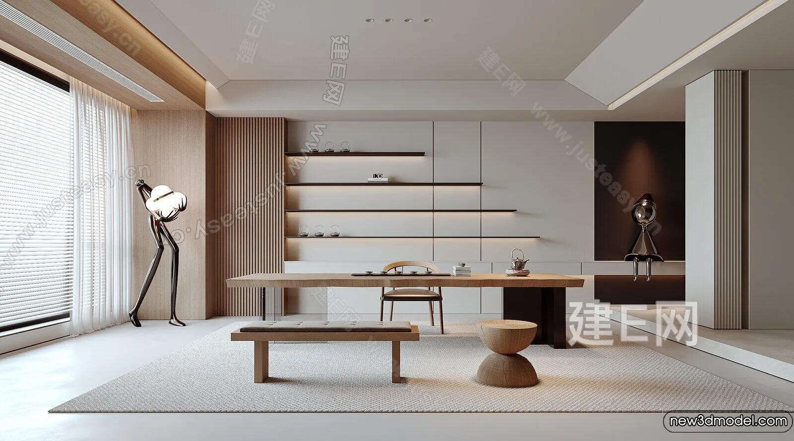 Tearoom – 3D Models – 3D Interior Scenes – 054 Tearoom – 3D Models – 3D Interior Scenes – 054