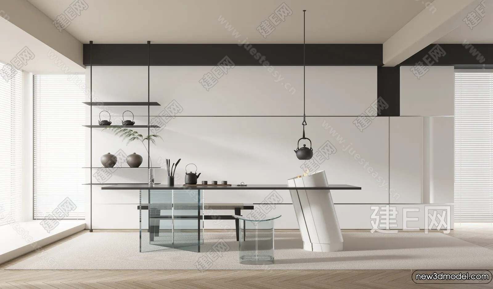 Tearoom – 3D Models – 3D Interior Scenes – 055 Tearoom – 3D Models – 3D Interior Scenes – 055