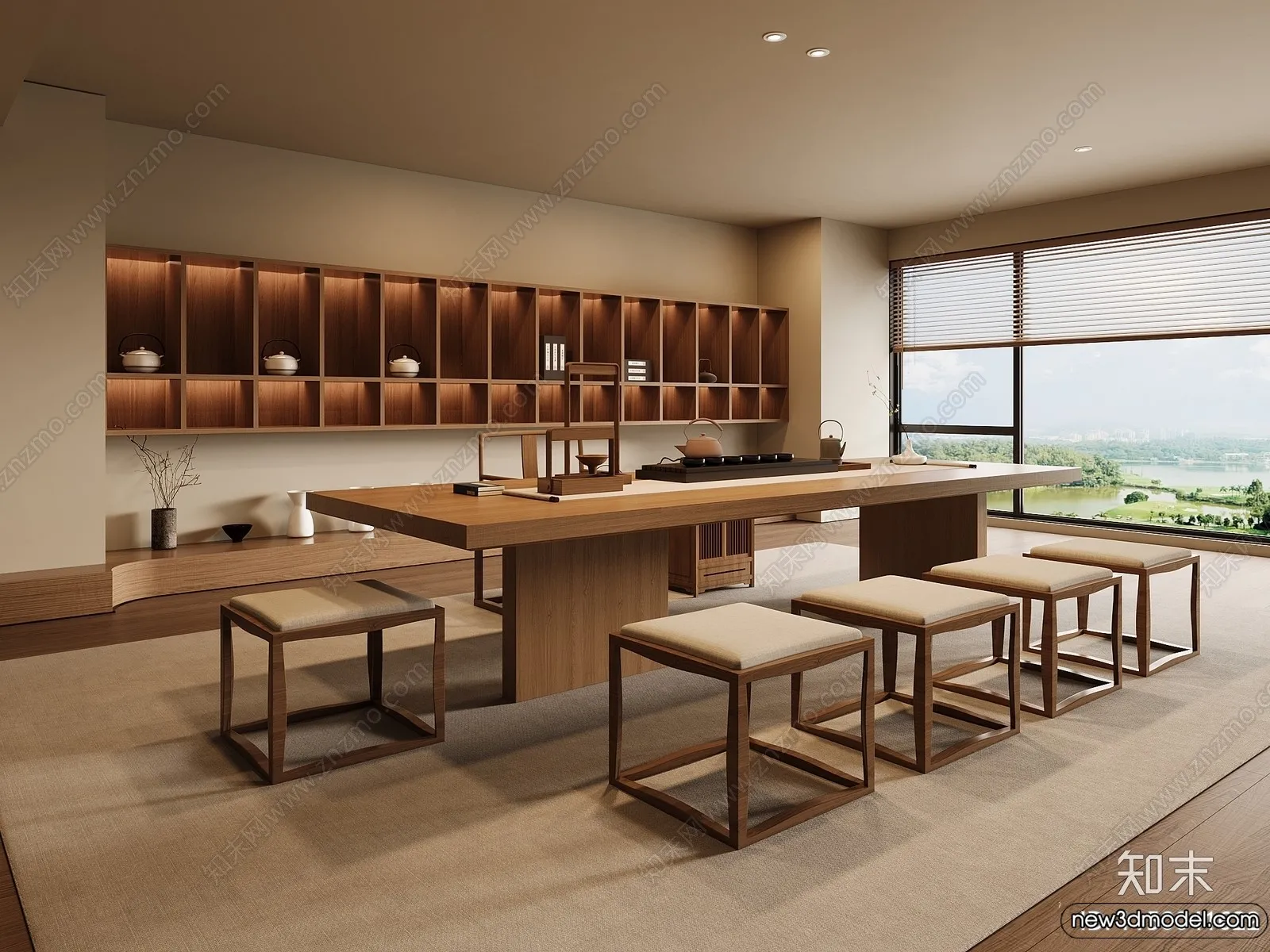 Tearoom – 3D Models – 3D Interior Scenes – 120 Tearoom – 3D Models – 3D Interior Scenes – 120