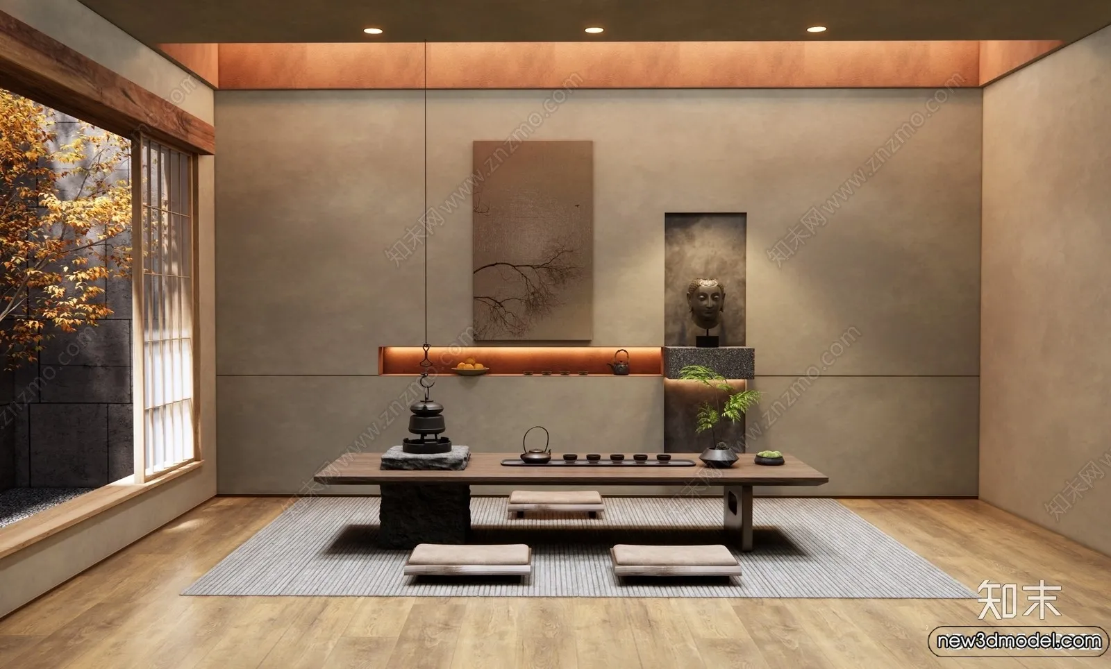 Tearoom – 3D Models – 3D Interior Scenes – 126 Tearoom – 3D Models – 3D Interior Scenes – 126