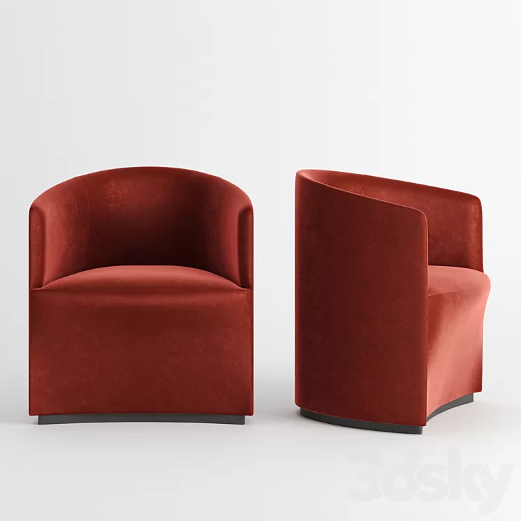 Tearoom Club Chair By Menu 3D Model