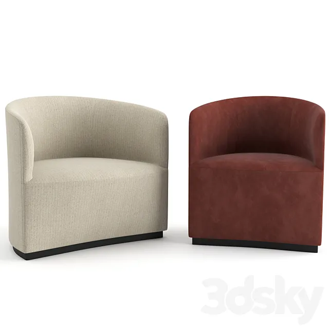 Tearoom Lounge Chair + Club Chair 3D Model Tearoom Lounge Chair + Club Chair 3D Model