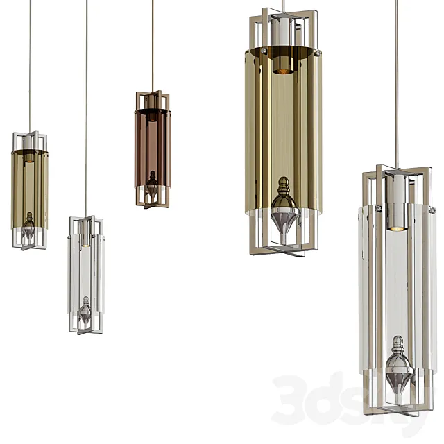 Tech Lighting Pendants_2 3DModel