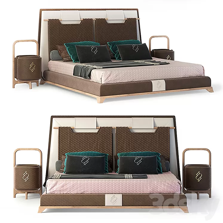 Techinova Bed – Fortune II Collection 2018 3D Model