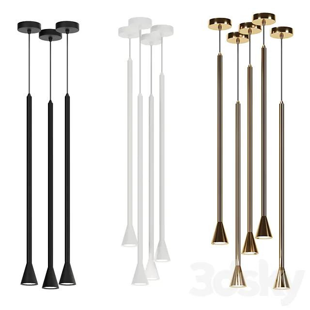 Technical Arrow Hanging Combinations 3D Model Technical Arrow Hanging Combinations 3D Model