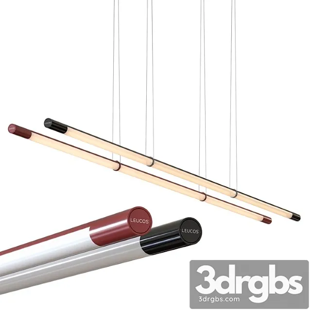 Technical lighting Leucos volta 120 suspended lamp 3D Model Download
