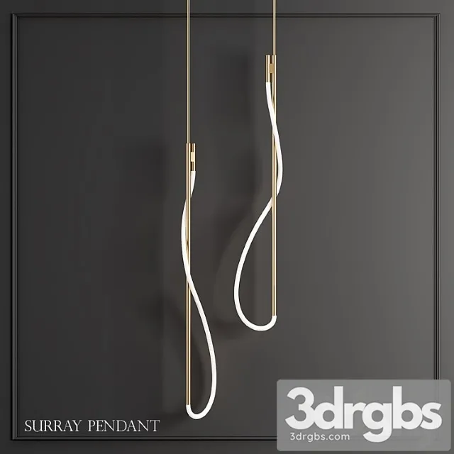 Technical lighting Surray pendant 3D Model Download