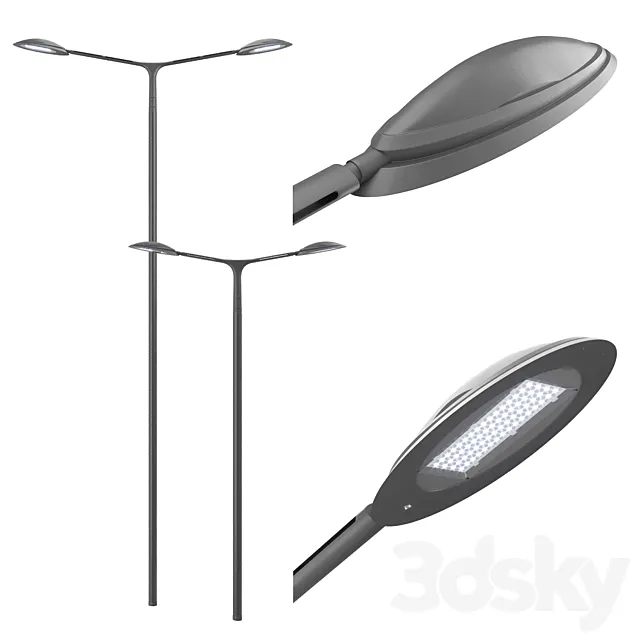 Technilum Semillon – Schreder Hestia – Double sided 3DModel