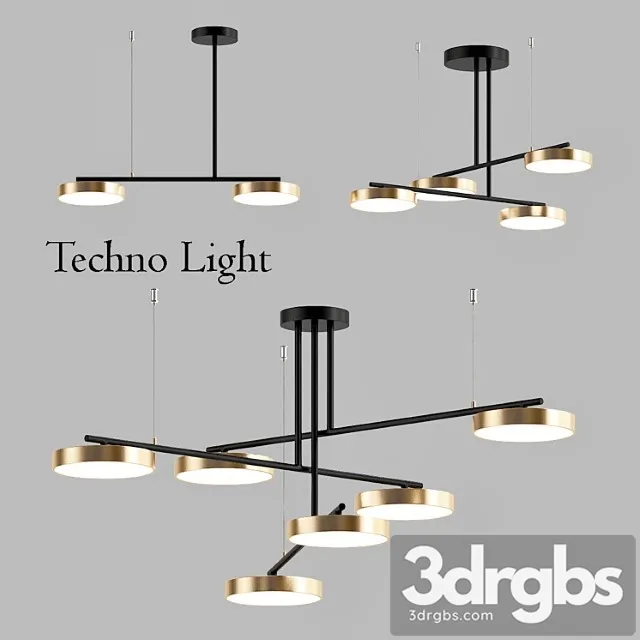 Techno light 3D Model Download
