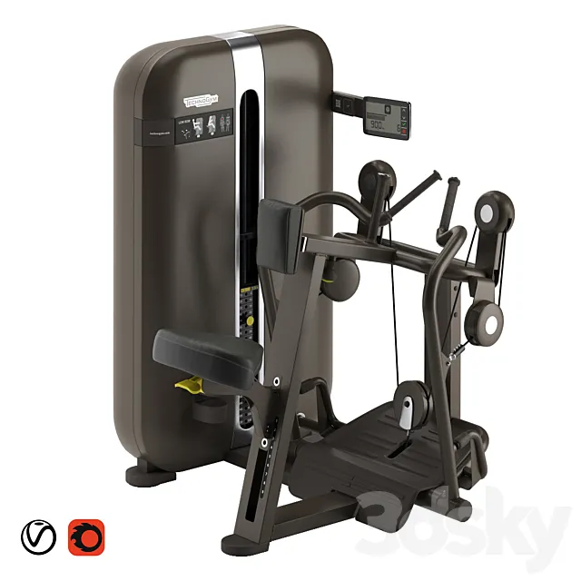 Technogym Artis Low Row 3D Model