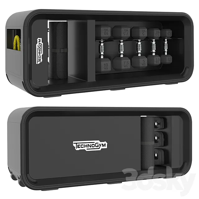 Technogym Bench 3D Model