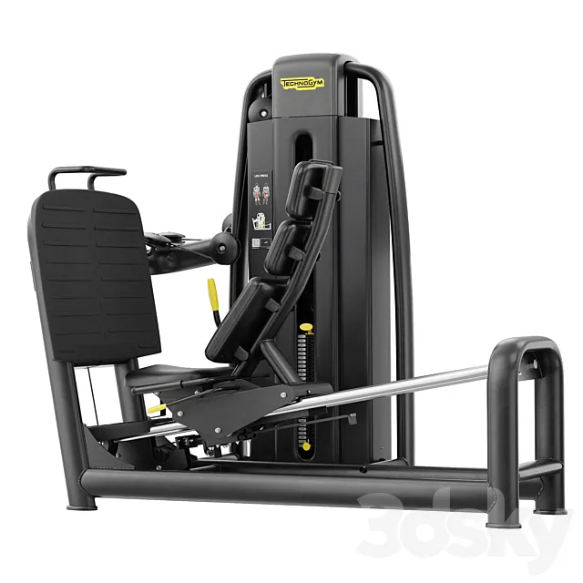 Technogym Selection 700 – Leg Press 3D Model