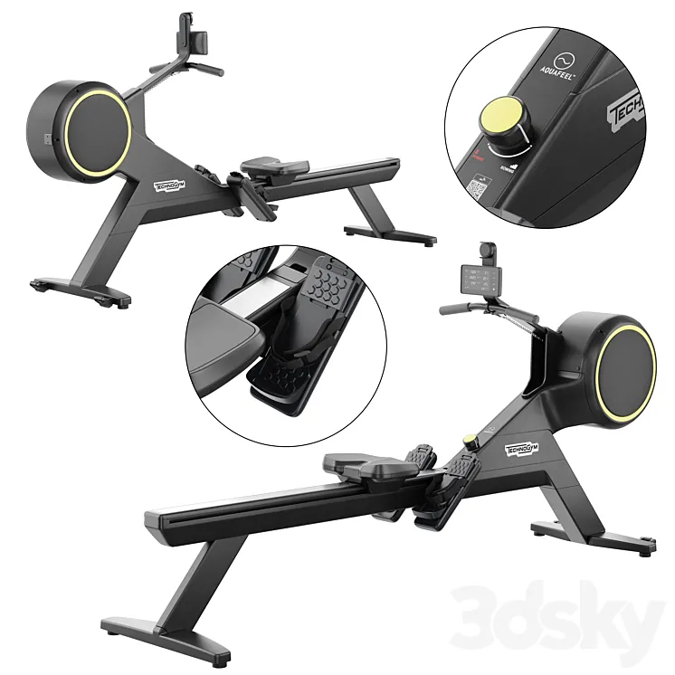 Technogym Skill Row 3D Model Free Download