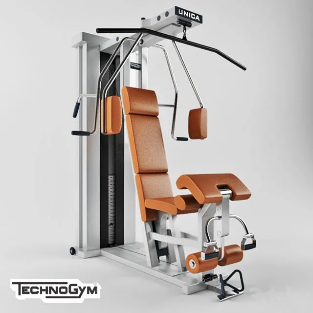 Technogym Unica Evolution 3D Model
