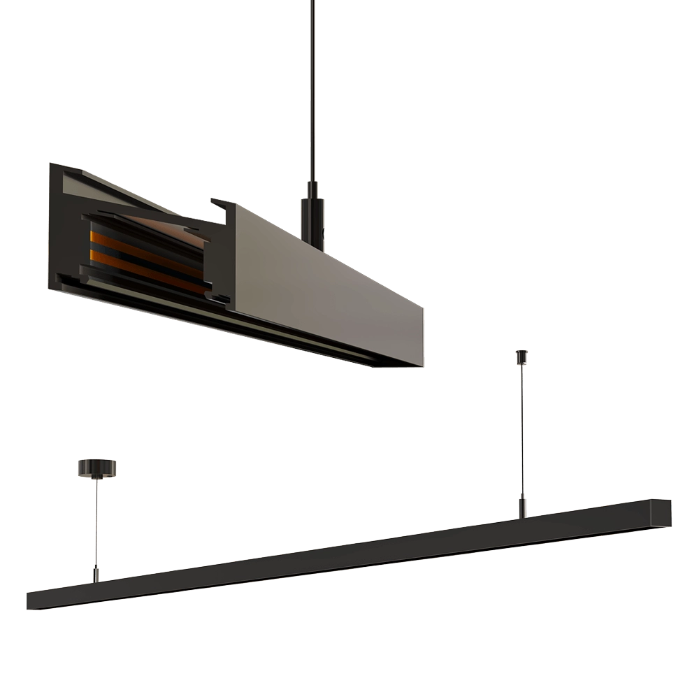 Technolight – Hanging mini track 3D Model Technolight – Hanging mini track 3D Model