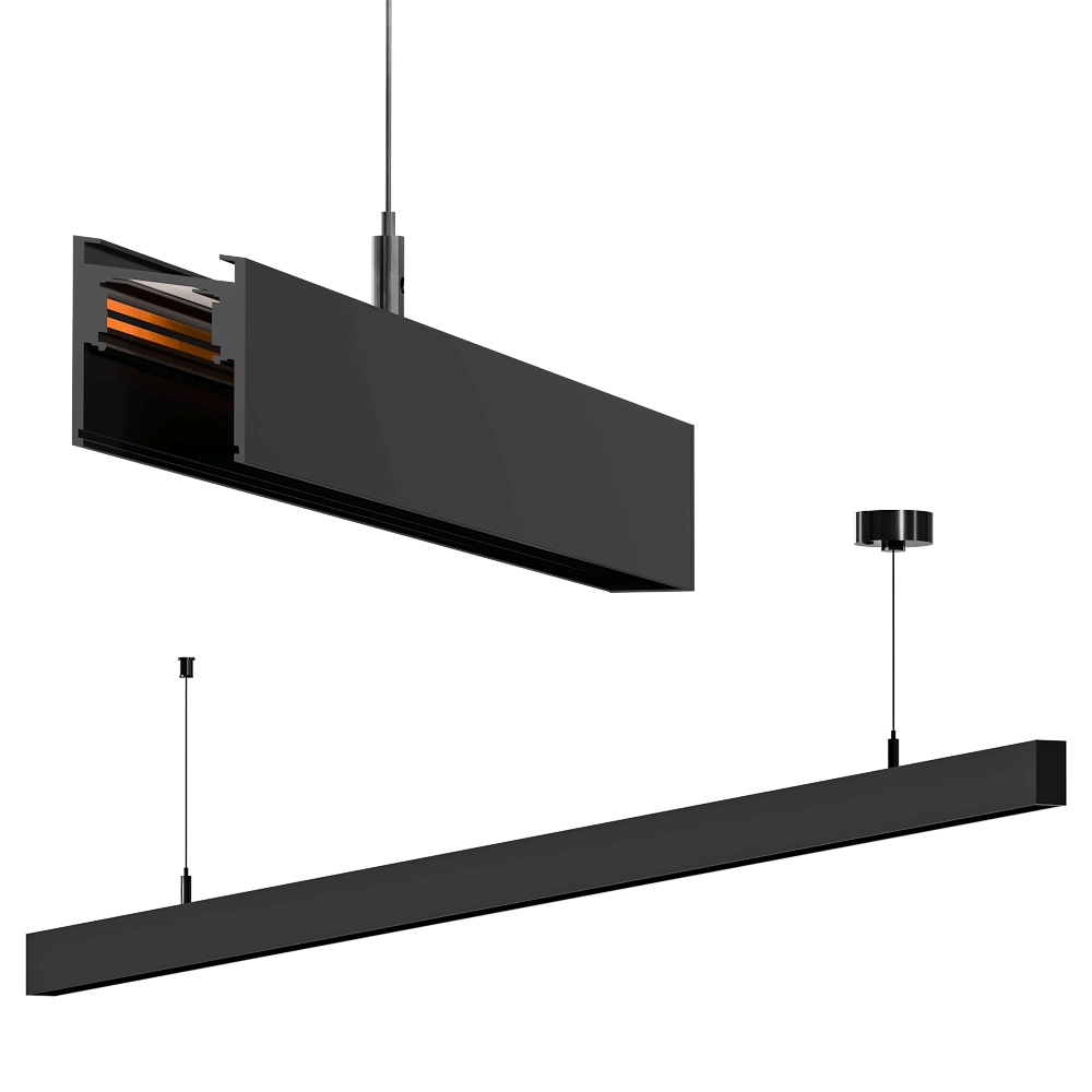Technolight – Overhead or hanging track 3D Model Technolight – Overhead or hanging track 3D Model