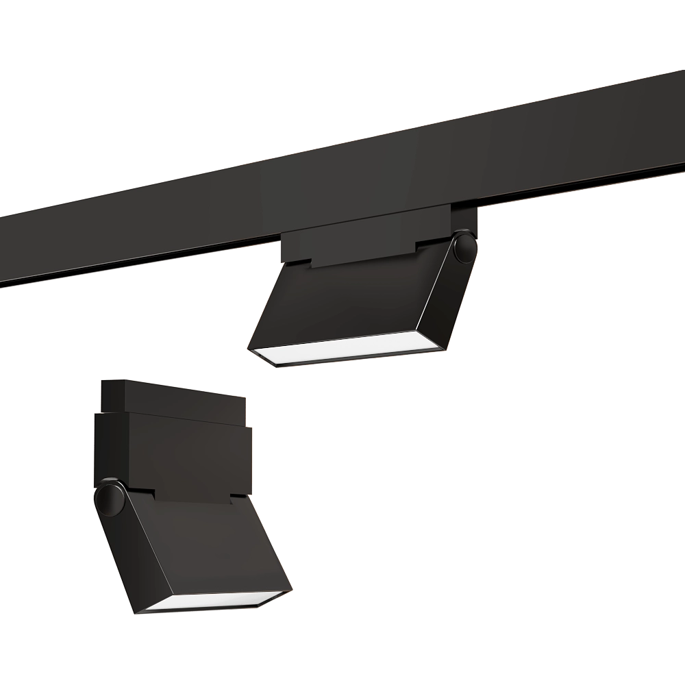 Technolight – Track lamp Line Turn 180 3D Model