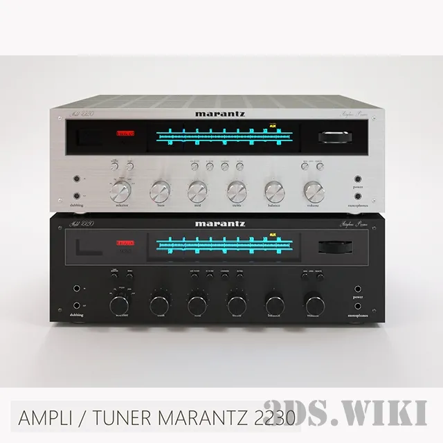 technology – Ampli Tuner Marantz 2230 3D Model