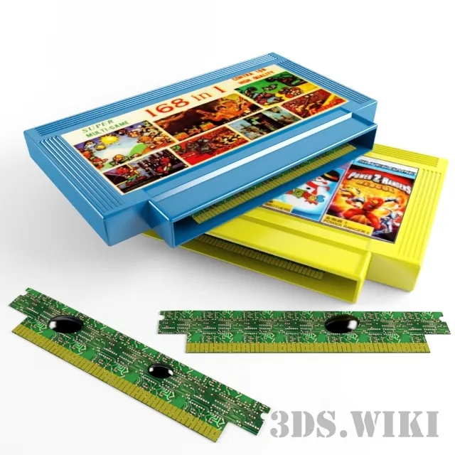 technology – Atari Cartridge 3D Model