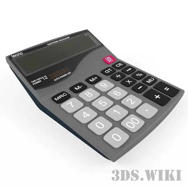 technology – Calculator 3D Model