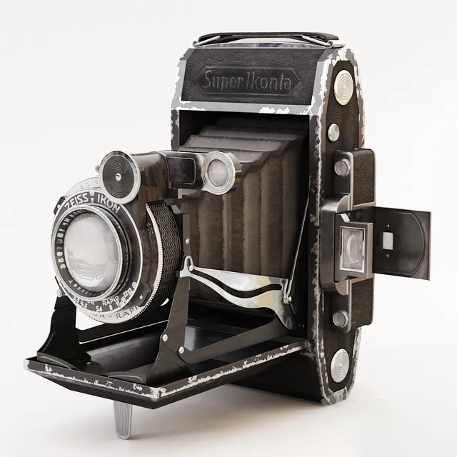 technology – Camera Zeiss Ikon Super Ikonta 5302 3D Model