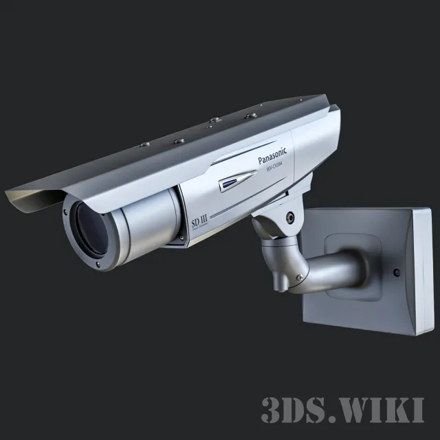 technology – CCTV camera Panasonic CW380 3D Model