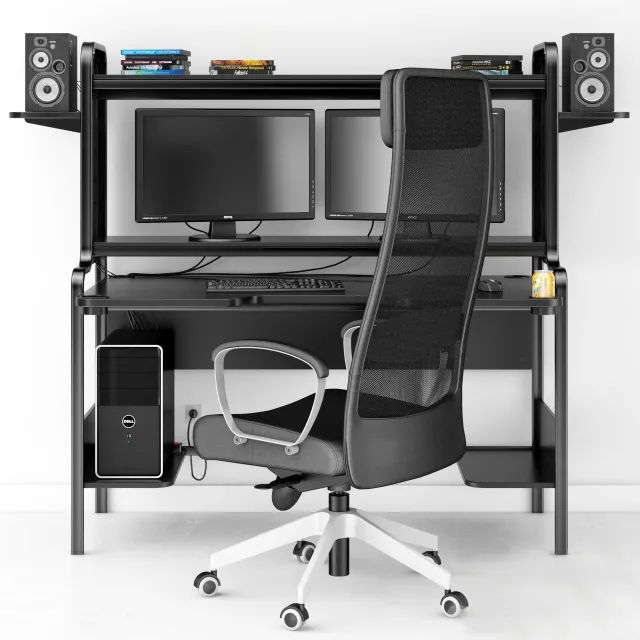 technology – Computer set 1 3D Model