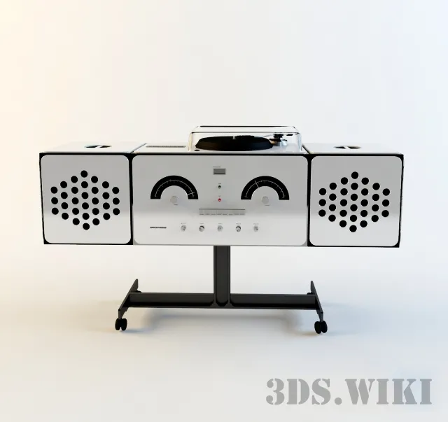 technology – Designer radio BRIONVEGA RR 226 3D Model