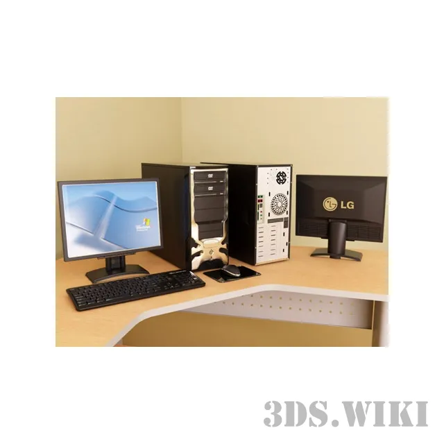 technology – Desktop computer 3D Model