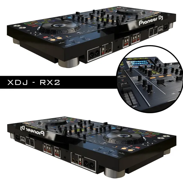 technology – DJ-system Pioneer  XDJ-RX2 3D Model
