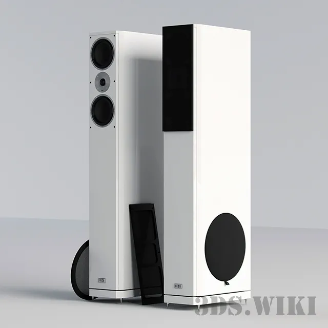 technology – Heco Aleva GT 1002 Piano White 3D Model