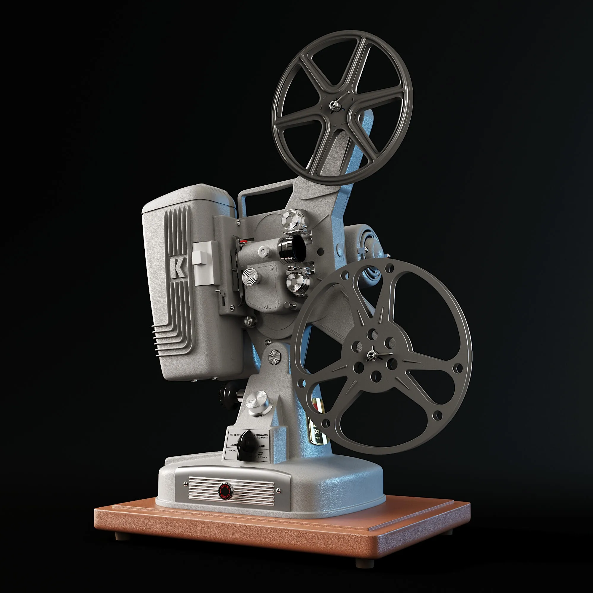 technology – Keystone 109D 8mm Cinema Projector 3D Model