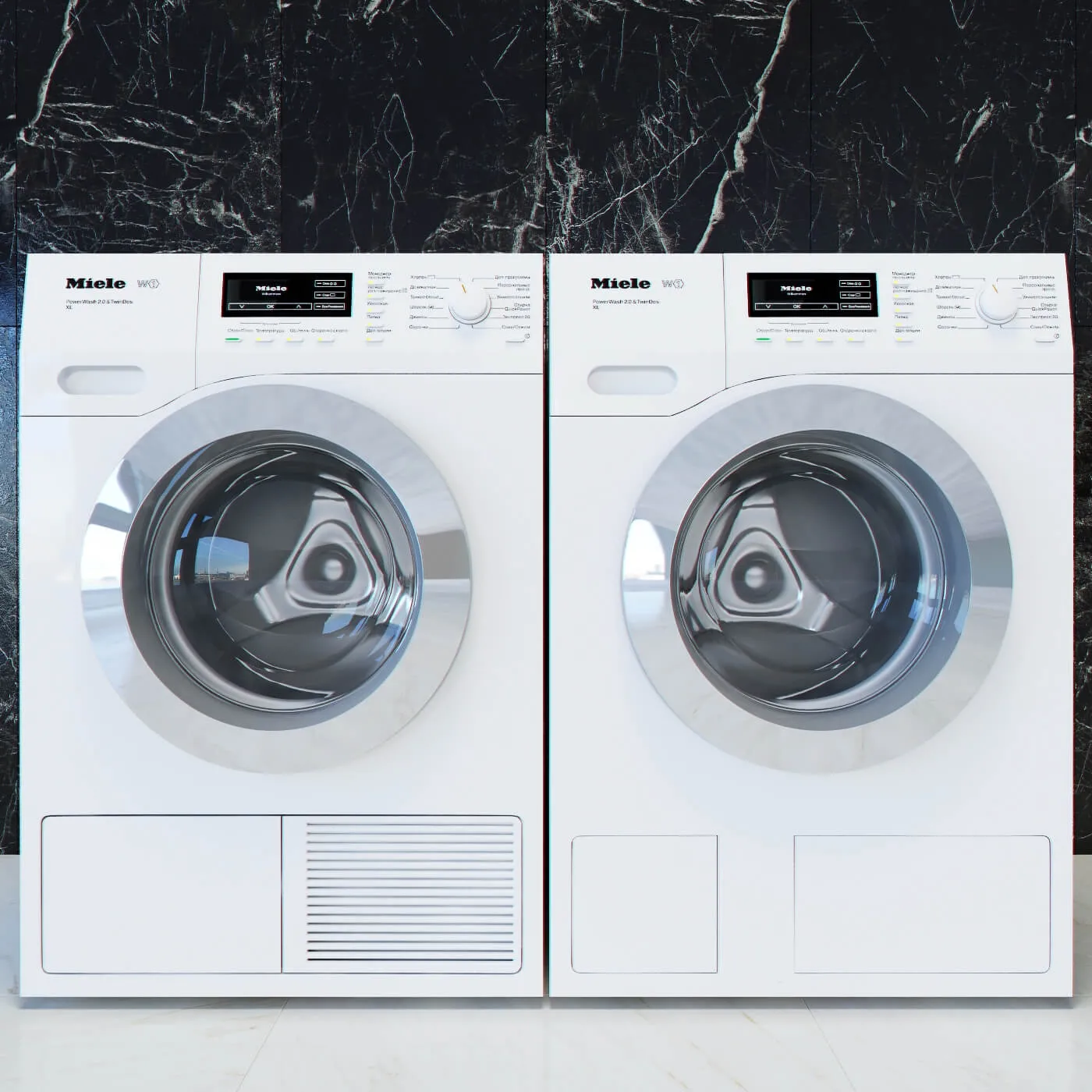 technology – Miele T1 W1 washing machines and dryers 3D Model