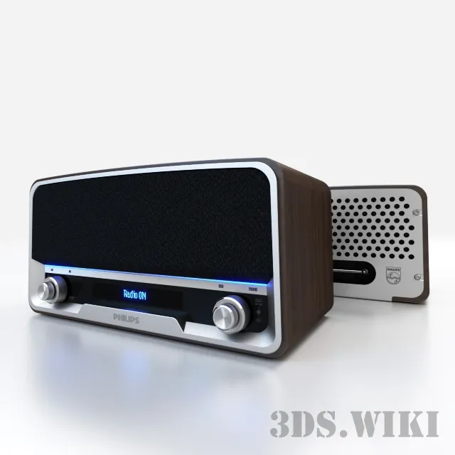 technology – Philips Original Radio 3D Model