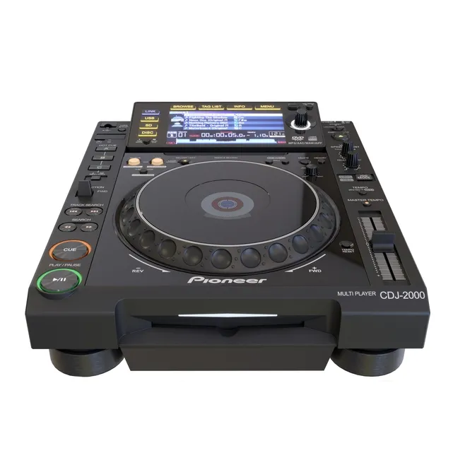 technology – Pioneer CDJ-2000 3D Model