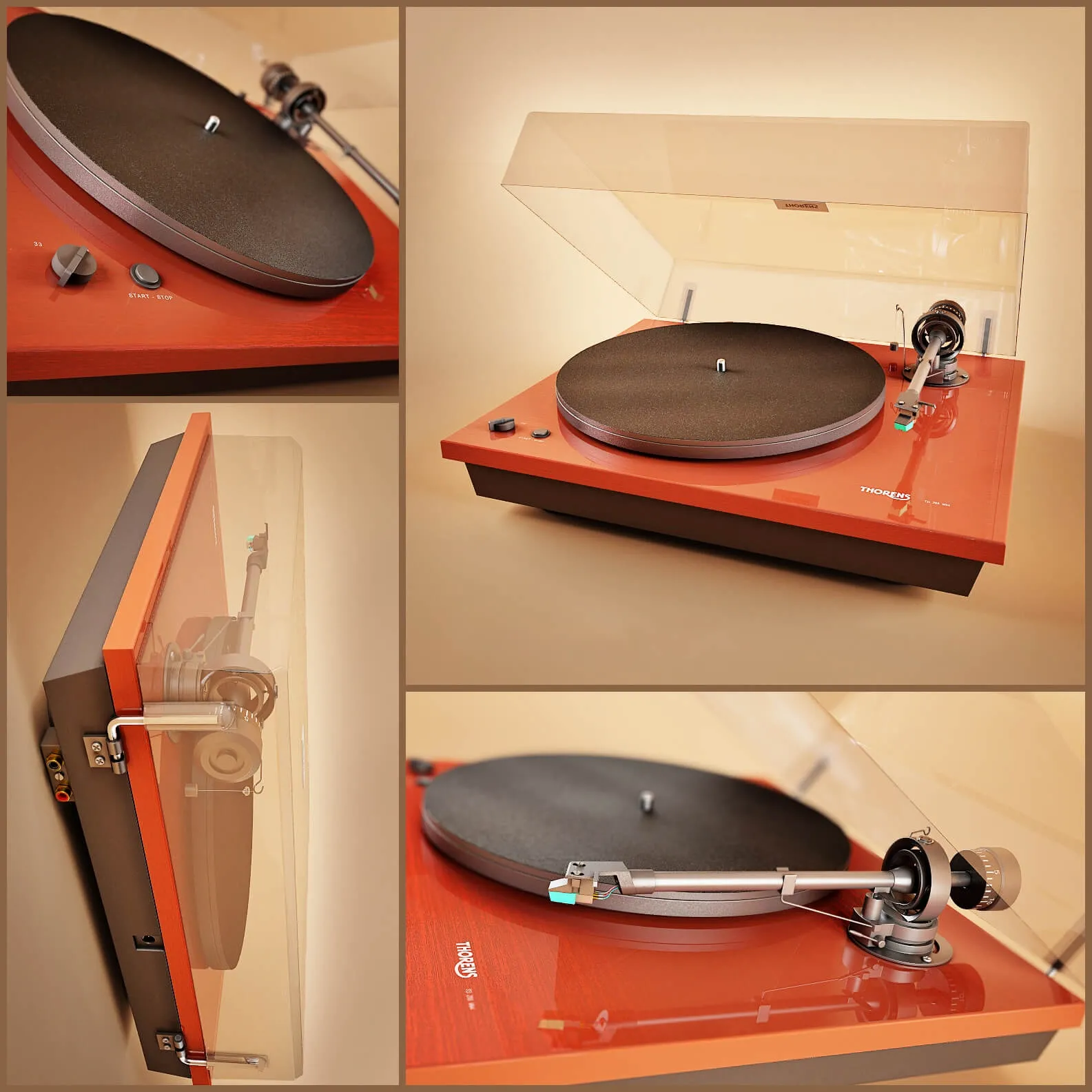 technology – Player Thorens TD 295 MK IV 3D Model