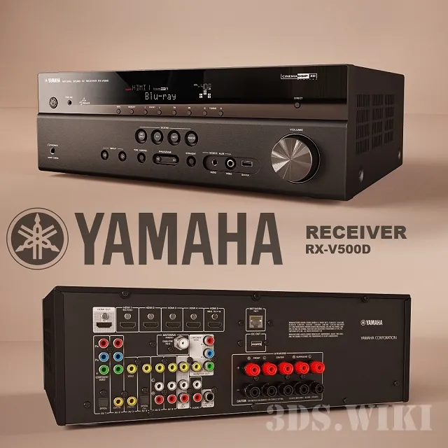 technology – Receiver YAMAHA RX-V500D 3D Model