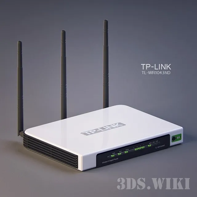 technology – Router TP-LINK 3D Model