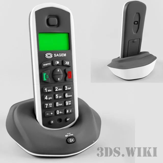 technology – SAGEM phone 3D Model