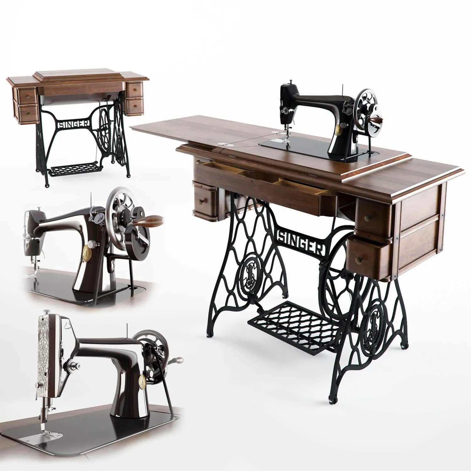 technology – Sewing machine 3D Model