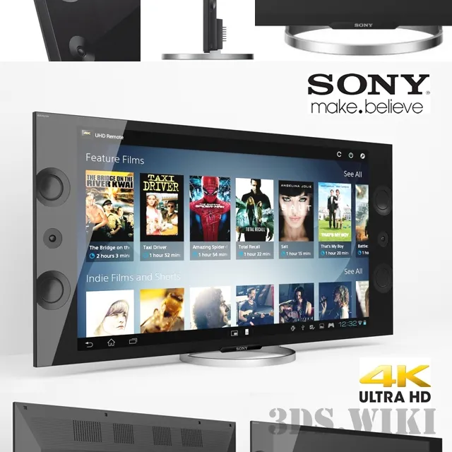 technology – SONY 4K Ultra HD TV 3D Model