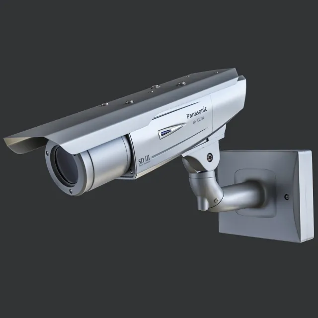 technology – Surveillance camera Panasonic CW380 3D Model