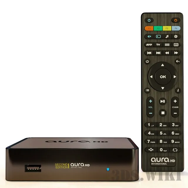 technology – TV media player with remote control 3D Model technology – TV media player with remote control 3D Model