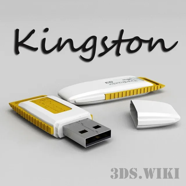 technology – USB flash drive Kingston 3D Model