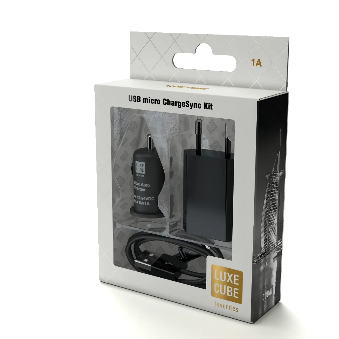 technology – USB micro Charge Sync Kit 3D Model