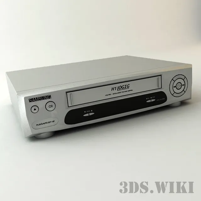 technology – Vintage VHS Recorder 3D Model