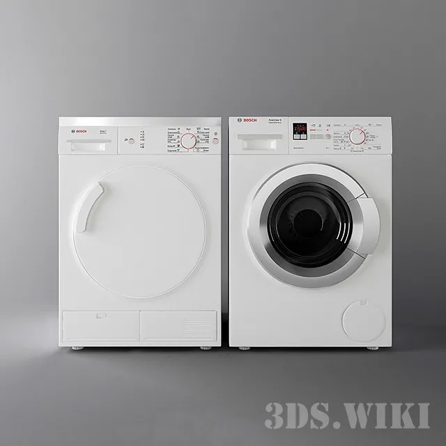technology – Washing machine Bosch 3D Model
