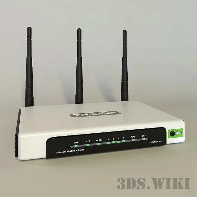 technology – Wi-Fi Router TP-LINK 3D Model