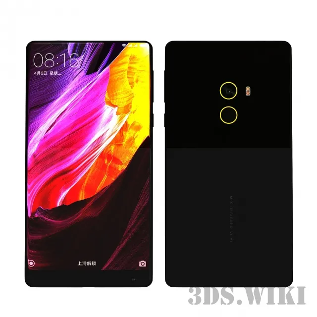 technology – Xiaomi Mi Mix Smartphone 3D Model