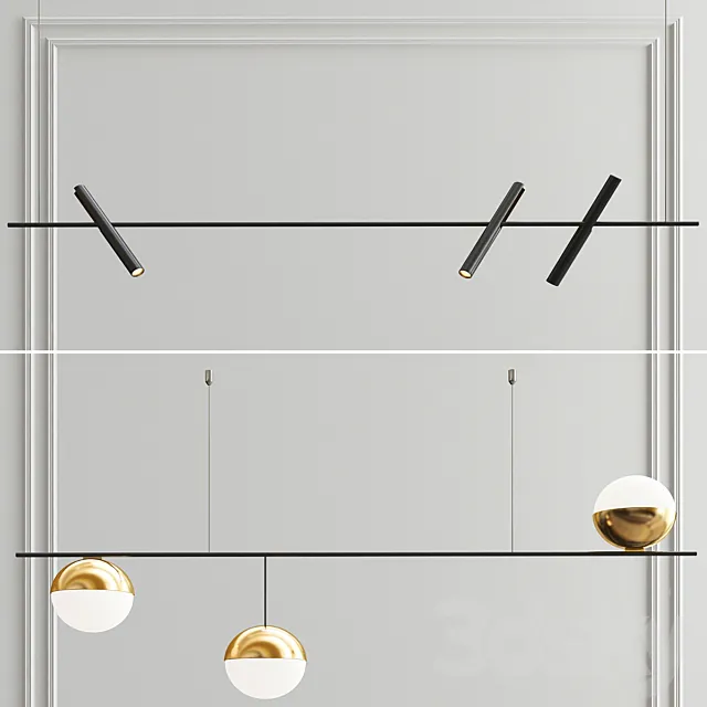 Technum and Kreon Esprit Pendants 3D Model